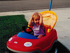 My daddy bought me a car!!